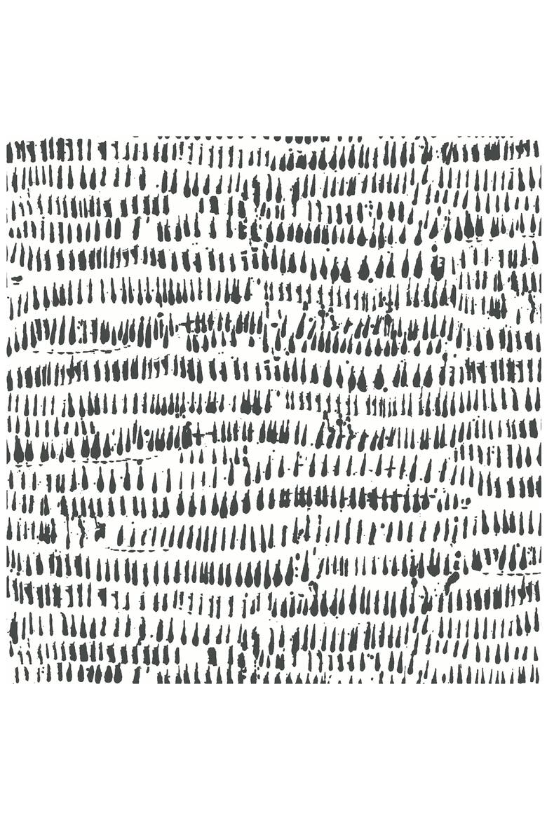 Brushstroke Wallpaper, Main, color, BLACK