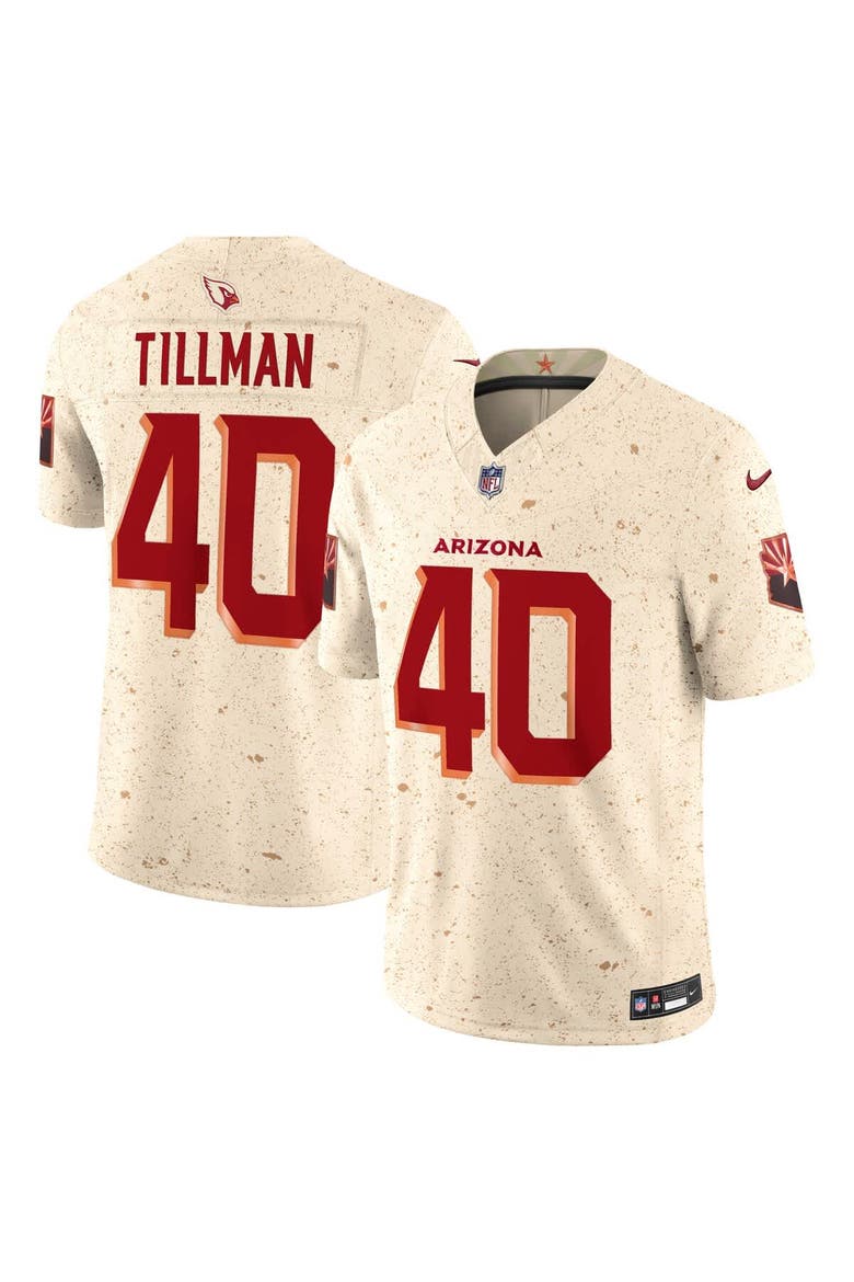 Men's Nike Pat Tillman Natural Arizona Cardinals 2025 Rivalries Collection Retired Player Limited Jersey, Main, color, Natural