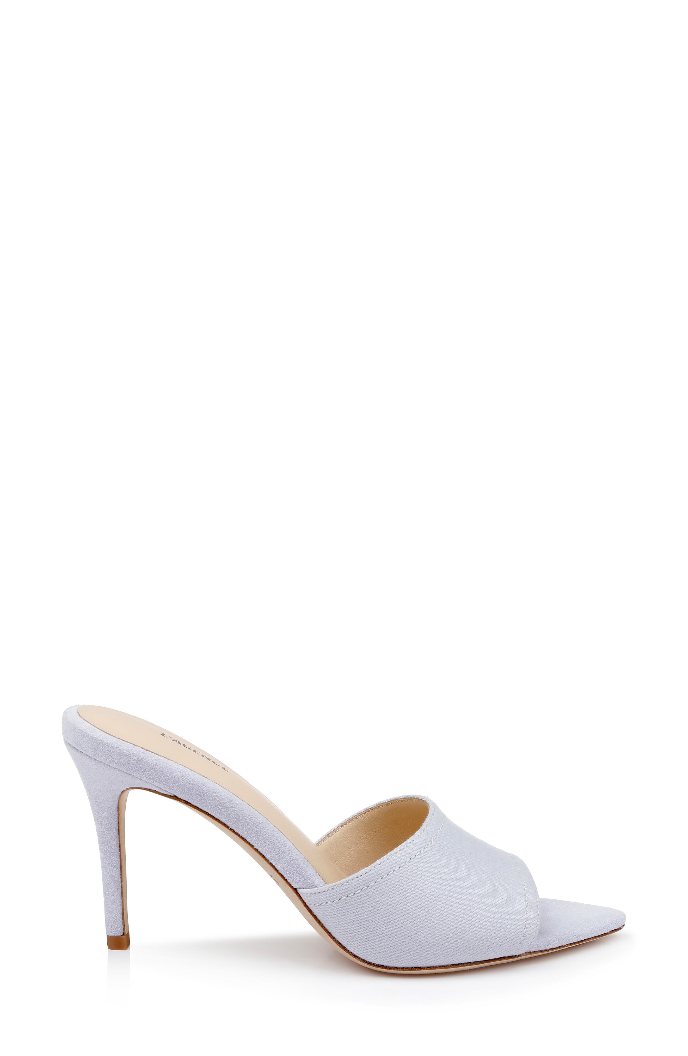 L'AGENCE Lolita Pointed Toe Sandal, Alternate, color, Lilac