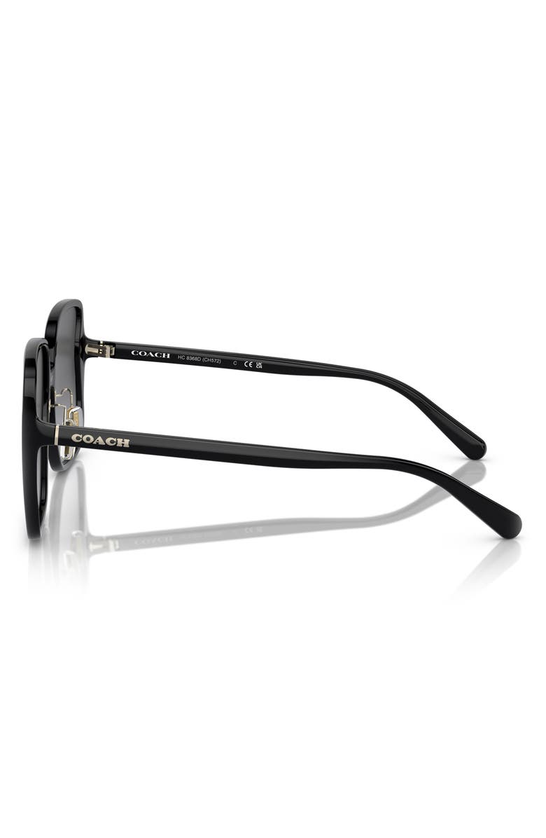 COACH 61mm Gradient Square Sunglasses, Alternate, color, 