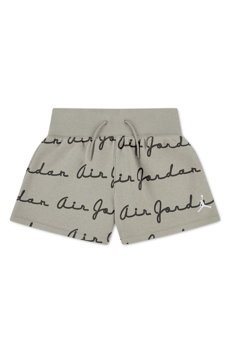 Jordan Kids' Signature Graphic Script Shorts, Main, color, Enigma Stone
