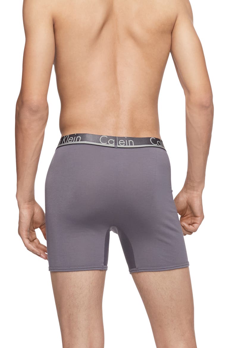 3-Pack Comfort Microfiber Boxer Briefs, Alternate, color, SHORELINE BLACK CEMENT