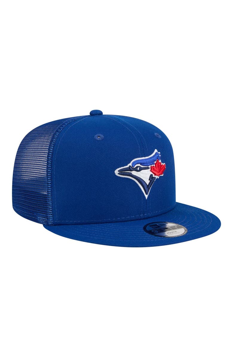 New Era Youth New Era Royal Toronto Blue Jays 9FIFTY Trucker Snapback Hat, Alternate, color, Royal