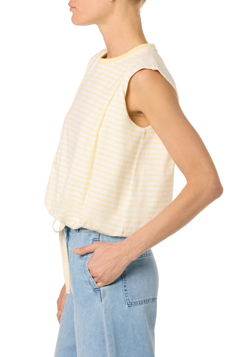 Sleeveless Knit Tank, Alternate, color, ANISE/WHITE STRIPE