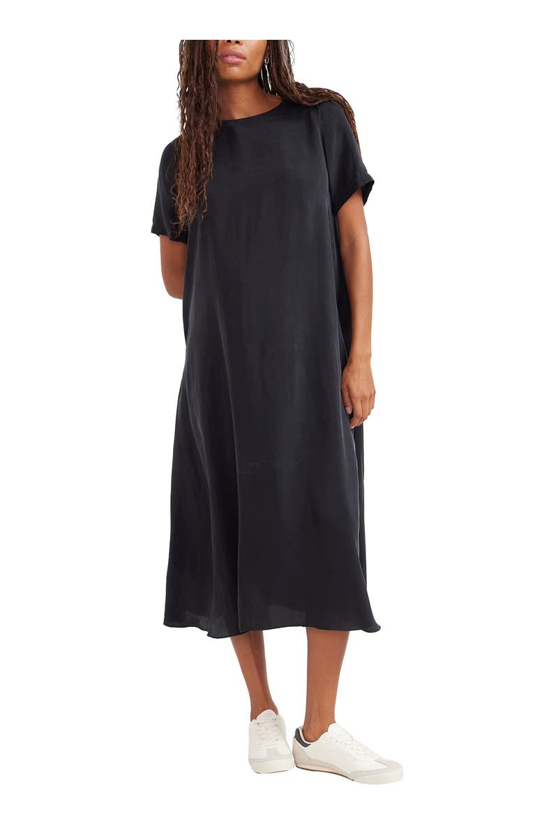 HATCH Collection The James Maternity Dress, Main, color, Black