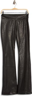 Princess Polly Cologne Faux Leather Bootleg Pants