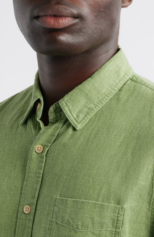 Rails Paros Short Sleeve Linen Blend Button-up Shirt