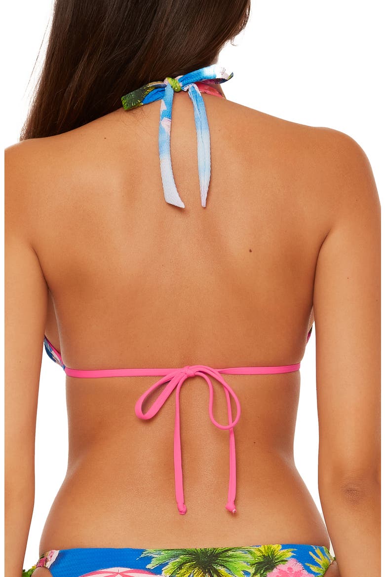 Positano Reversible Triangle Bikini Top, Alternate, color, MULTI
