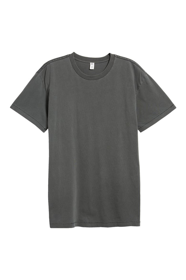 Oversize Cotton T-Shirt, Alternate, color, BLACK NIGHT