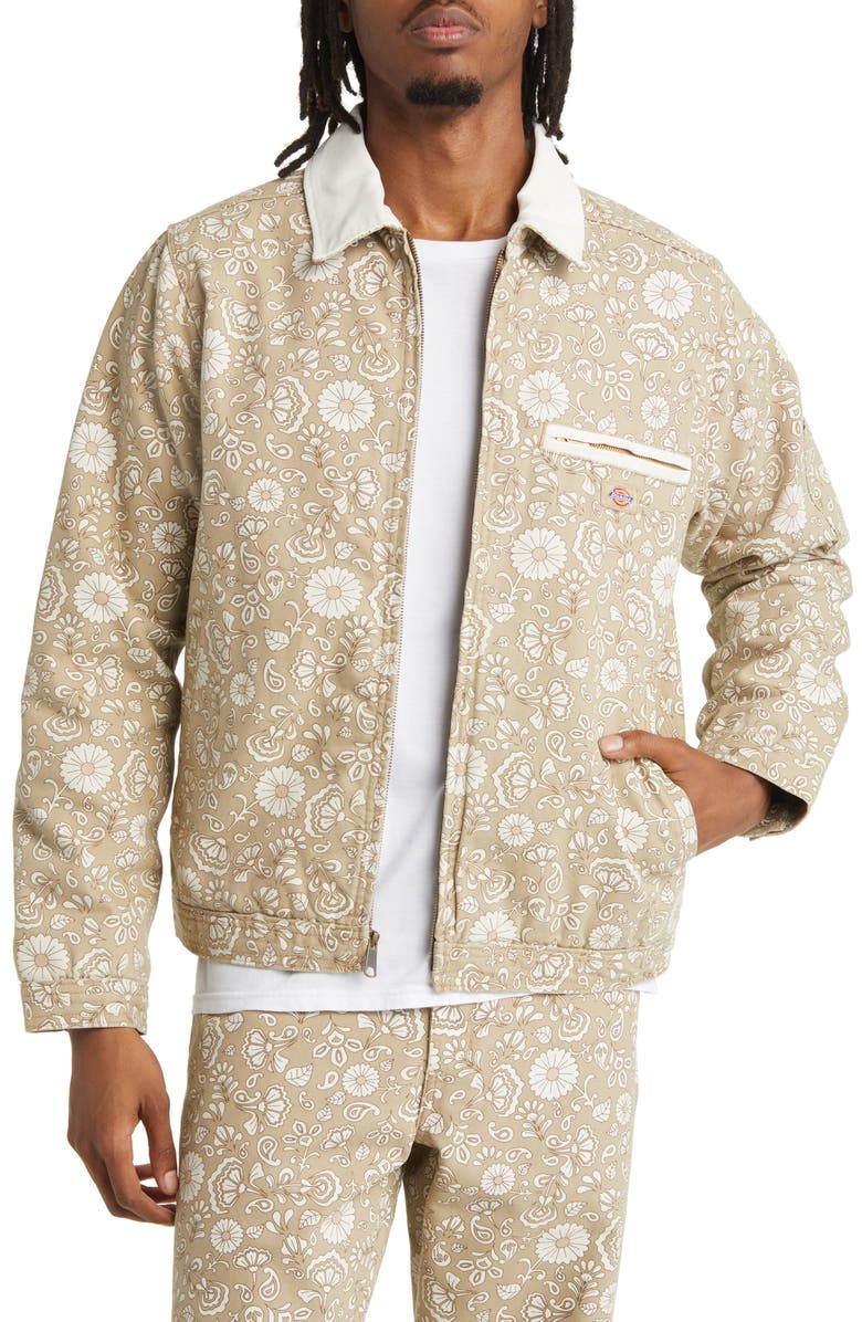 Dickies Ellis Floral Duck Jacket, Main, color, 