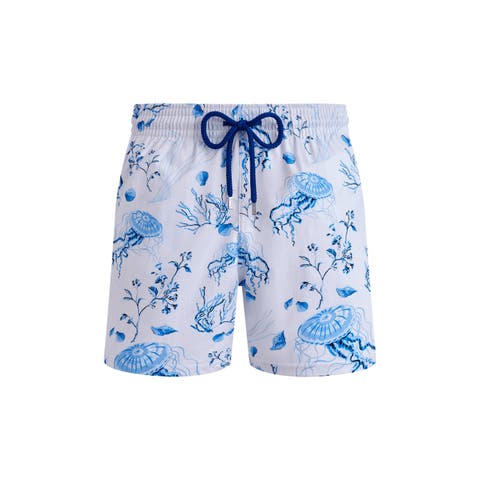 Stretch Short Swim Shorts Medusa and Shells
