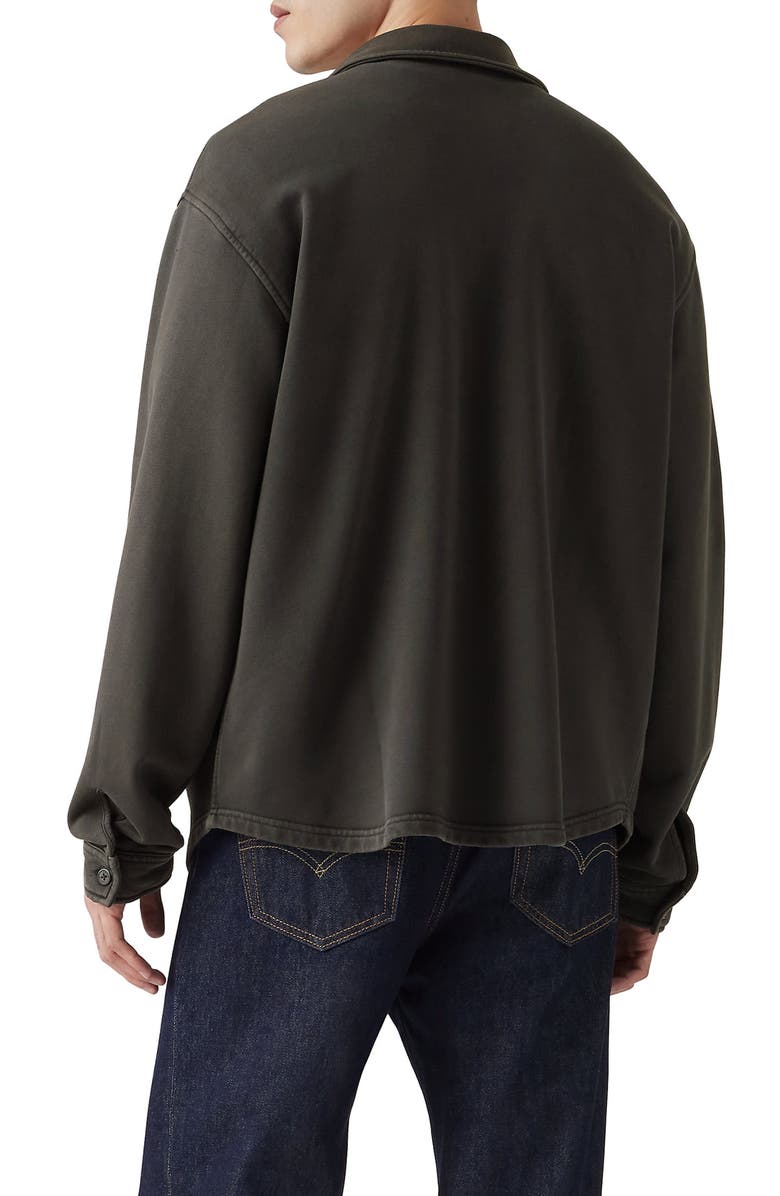 Levi's<sup>®</sup> Bayview Soft Worker Cotton Knit Overshirt, Alternate, color, Garment Dye Dark Phantom