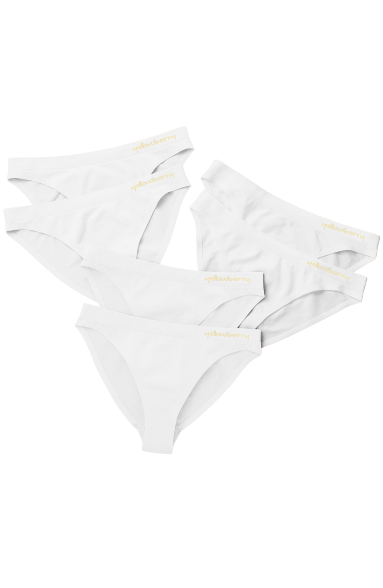 Yellowberry 6PK Scout Seamless Underwear, Main, color, Snowflake