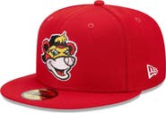 New Era Men's New Era Red Indianapolis Indians Marvel x Minor League 59FIFTY Fitted Hat