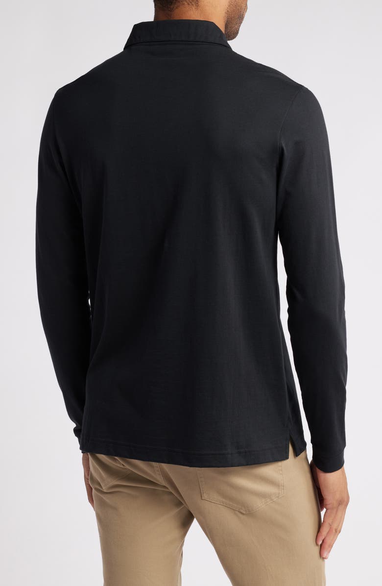 Scott Barber Long Sleeve Pima Cotton Jersey Polo, Alternate, color, 
