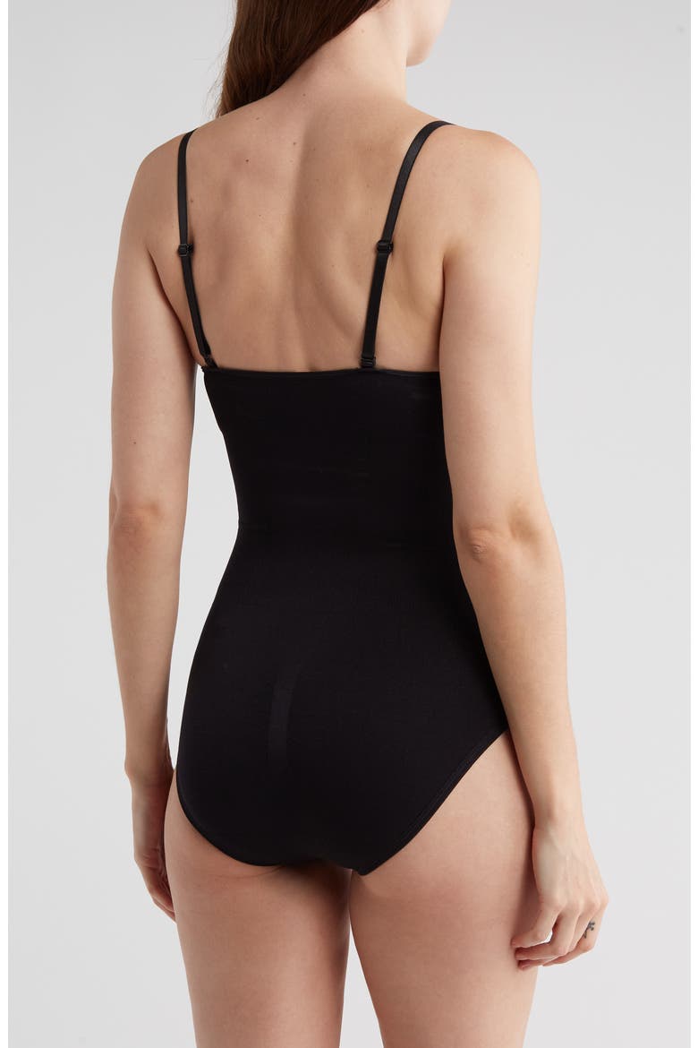 Seamless Shaping Bodysuit, Alternate, color, BLACK