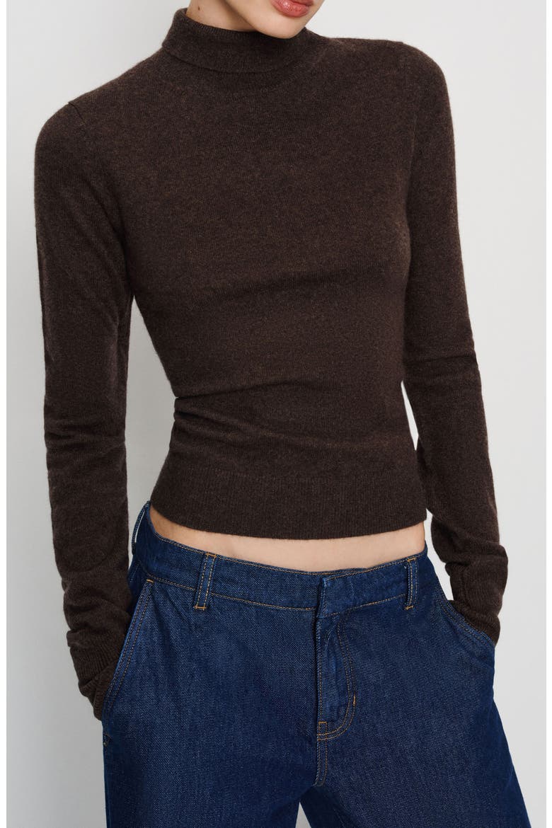 Jett Cashmere Turtleneck Sweater, Main, color, COMPOST