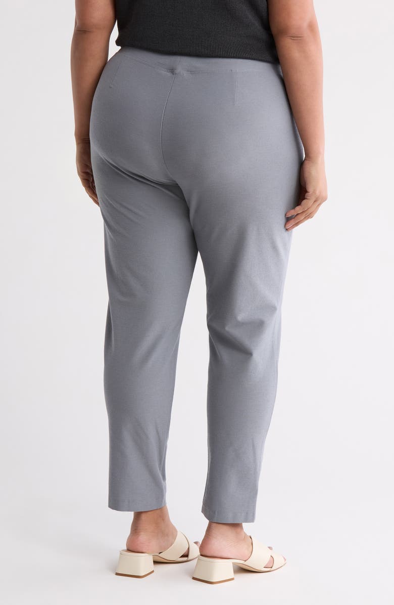 Eileen Fisher Slim Ankle Pants, Alternate, color, Steel