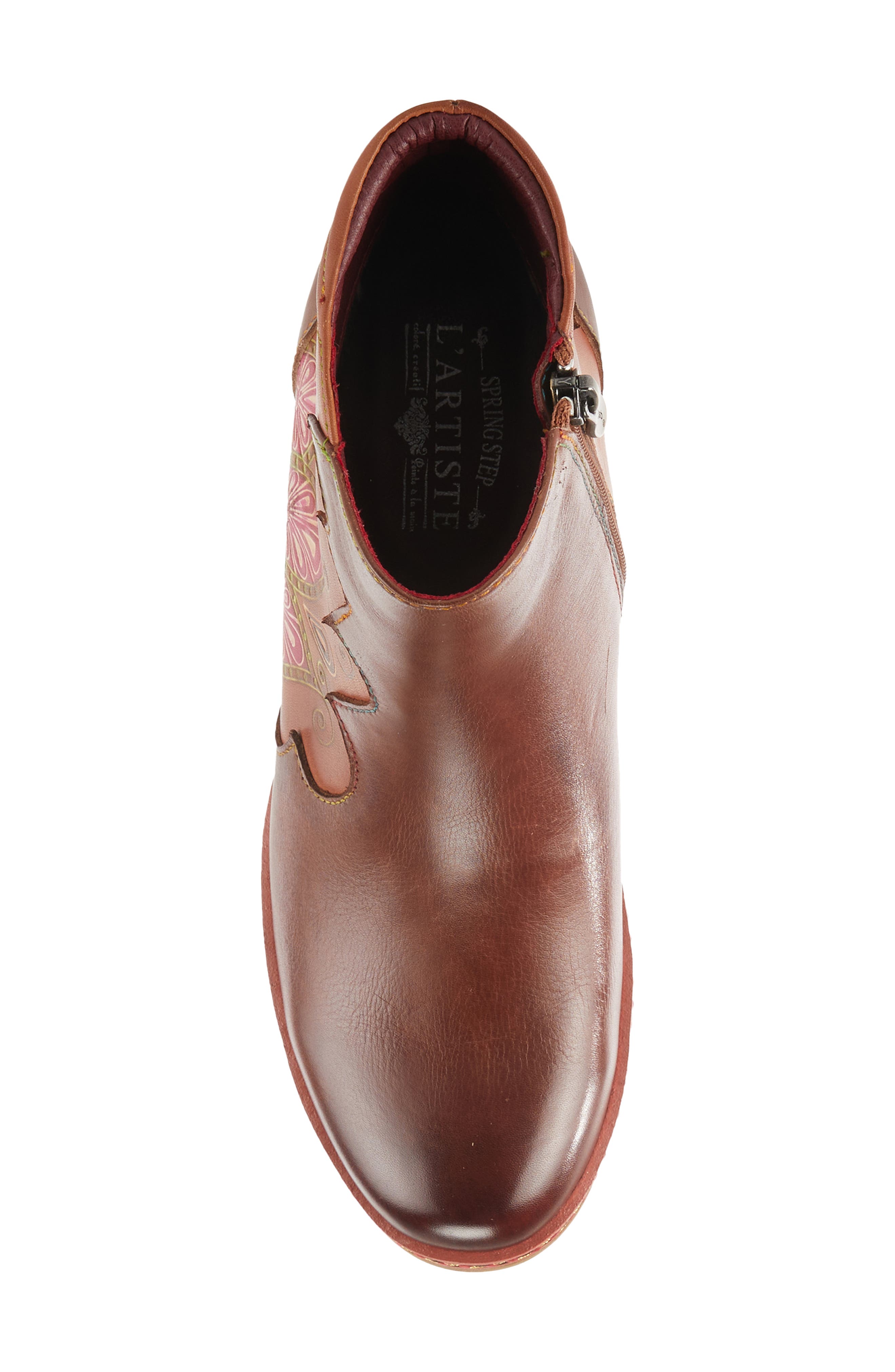 Zamihi Bootie, Alternate, color, BROWN