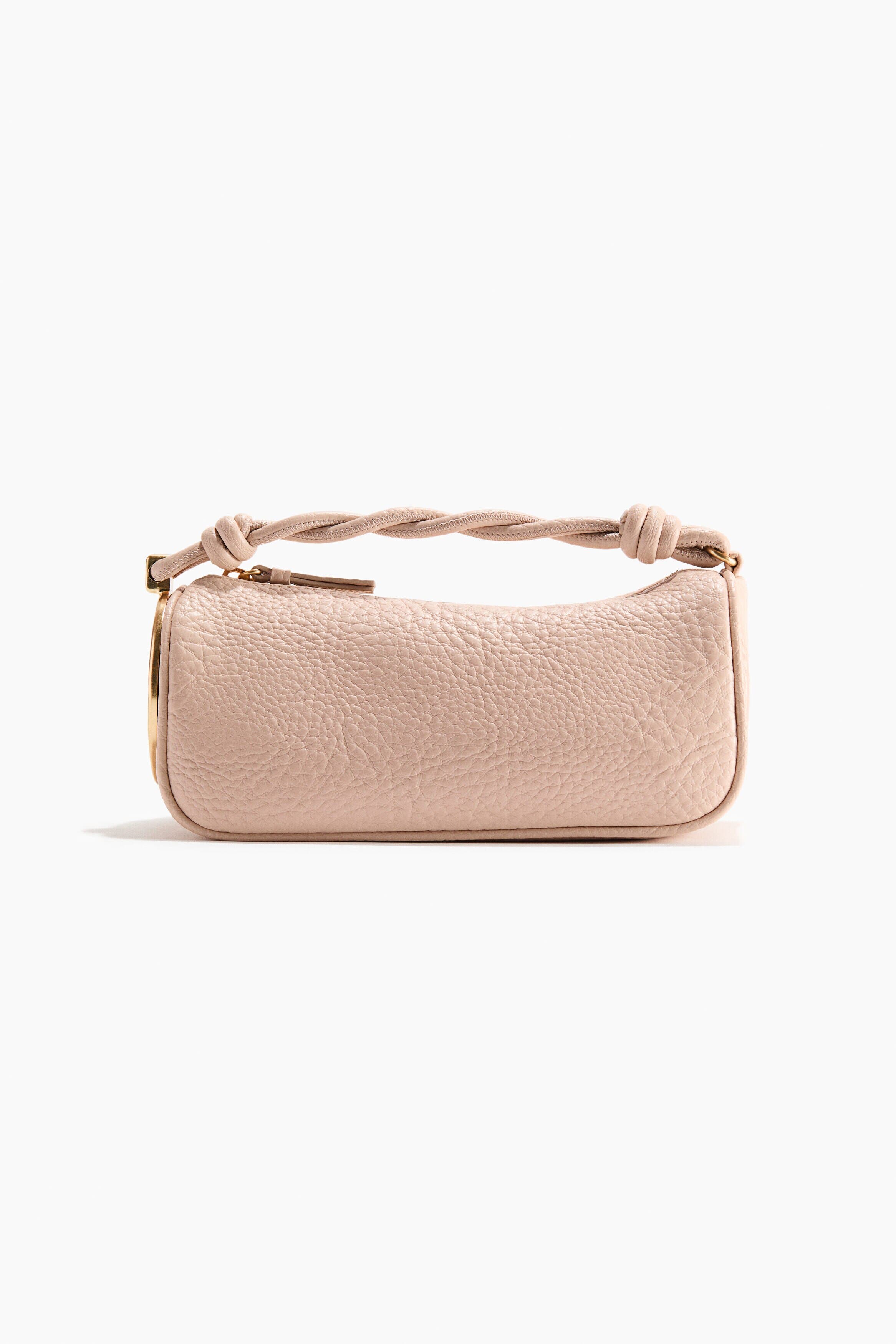 H&M Metal-detail Handbag, Alternate, color, Powder Pink