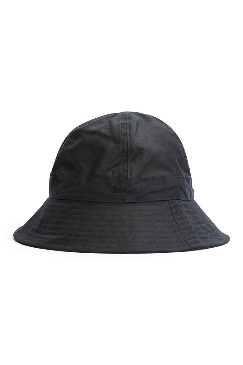 Transport Waxed Cotton Bucket Hat, Alternate, color, NAVY