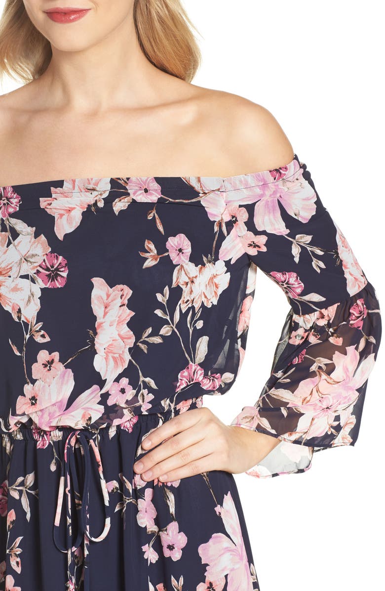 Eliza J Blouson Dress, Alternate, color, 