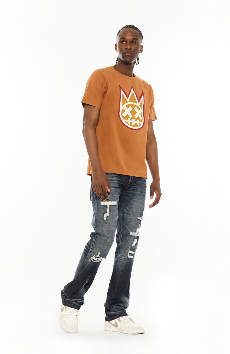 Cult of Individuality Rebel Distressed Straight Leg Jeans, Alternate, color,