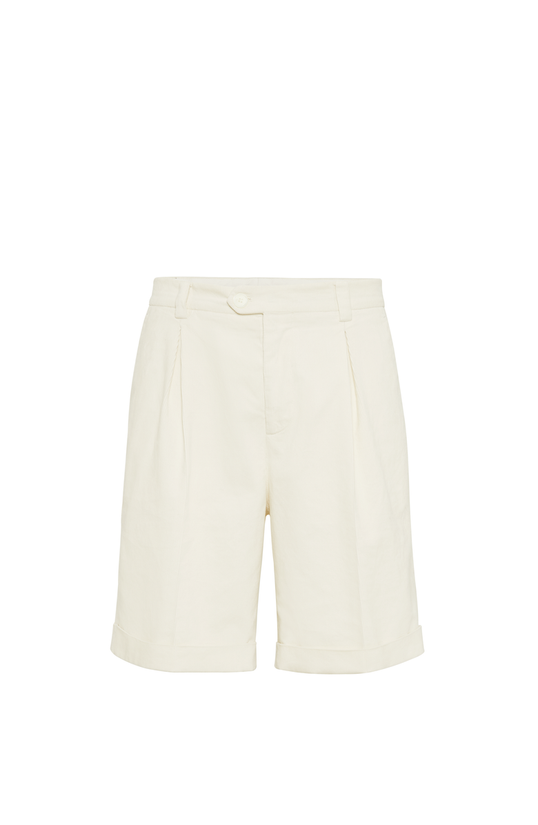 Brunello Cucinelli Garment-dyed Bermuda shorts, Main, color, 