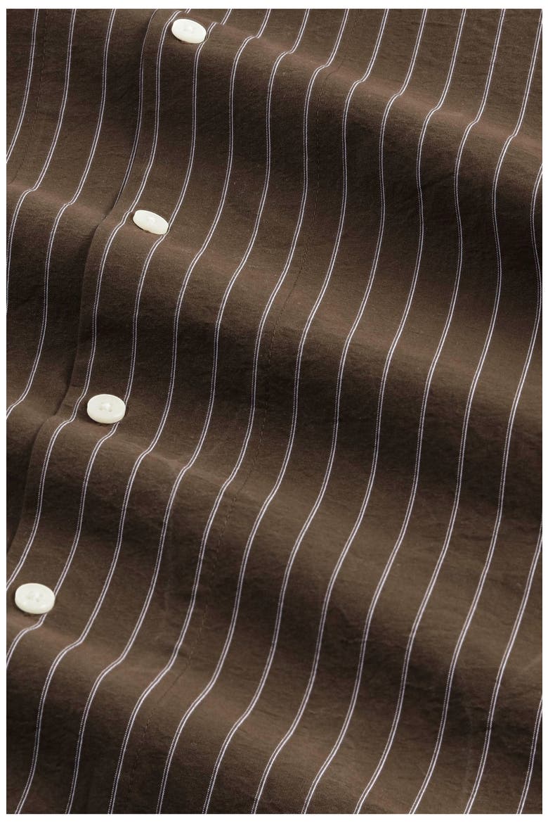 Reed Organic Cotton Shirt Jacket, Alternate, color, BROWN STRIPE