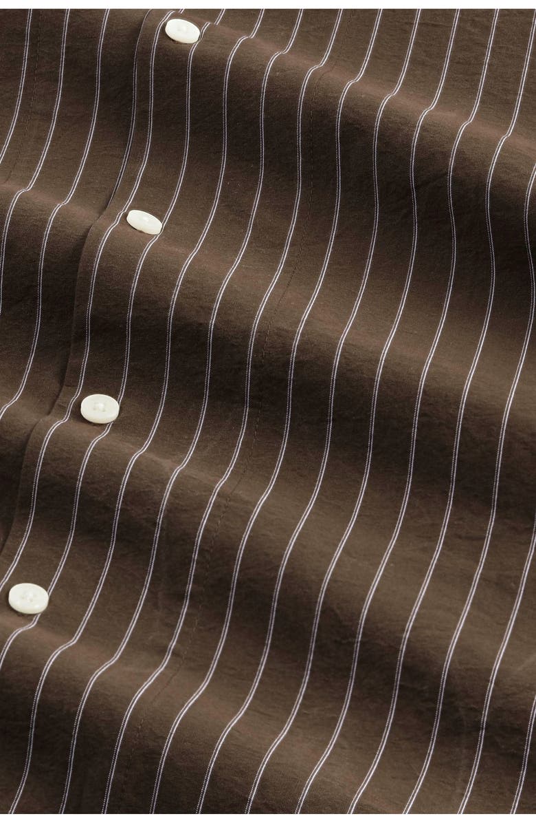 NN07 Reed Organic Cotton Shirt Jacket, Alternate, color, Brown Stripe