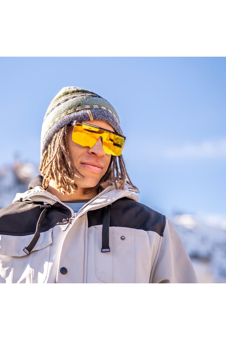 Lambswool Damon Beanie, Alternate, color, Earth