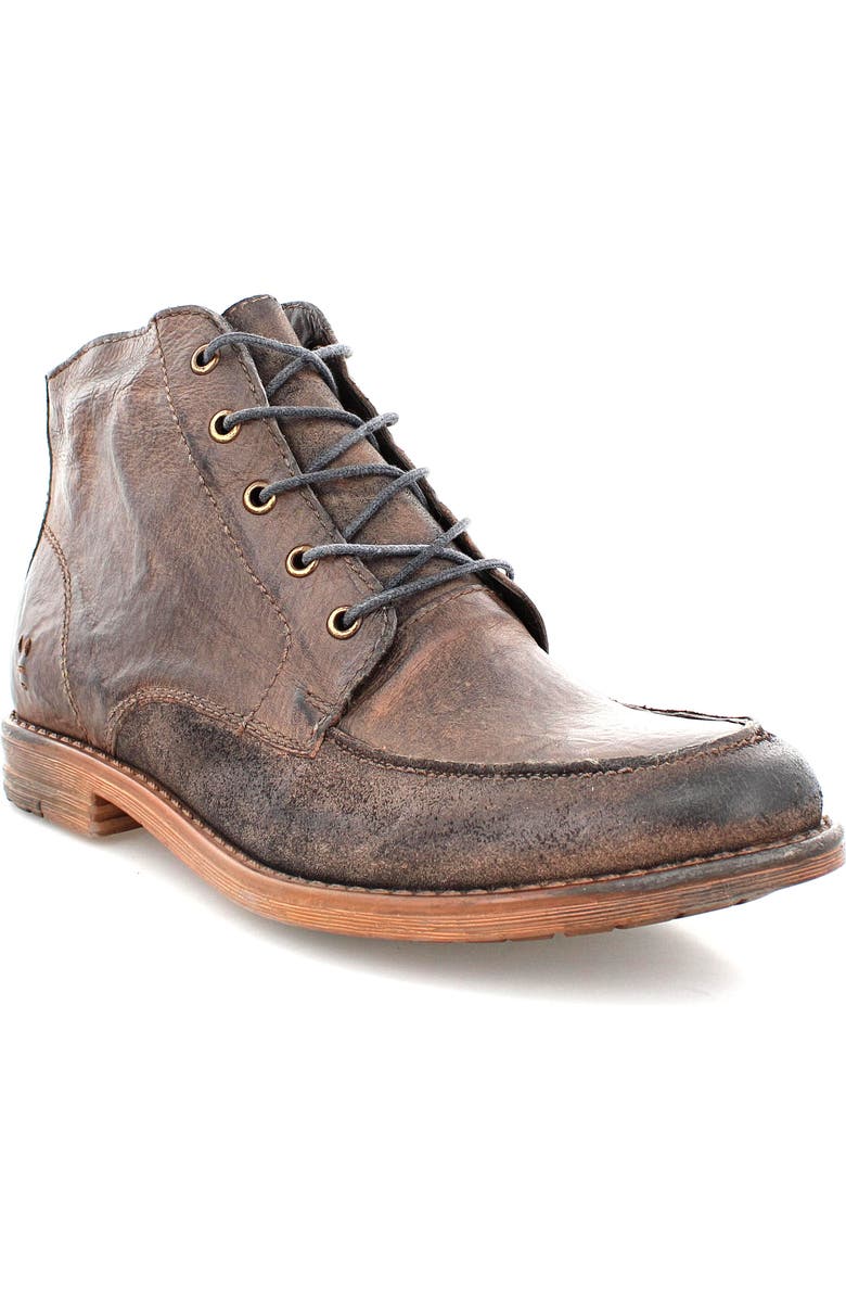 ROAN Cass Distressed Leather Boot, Main, color, Black Md Tml Rust Bfs