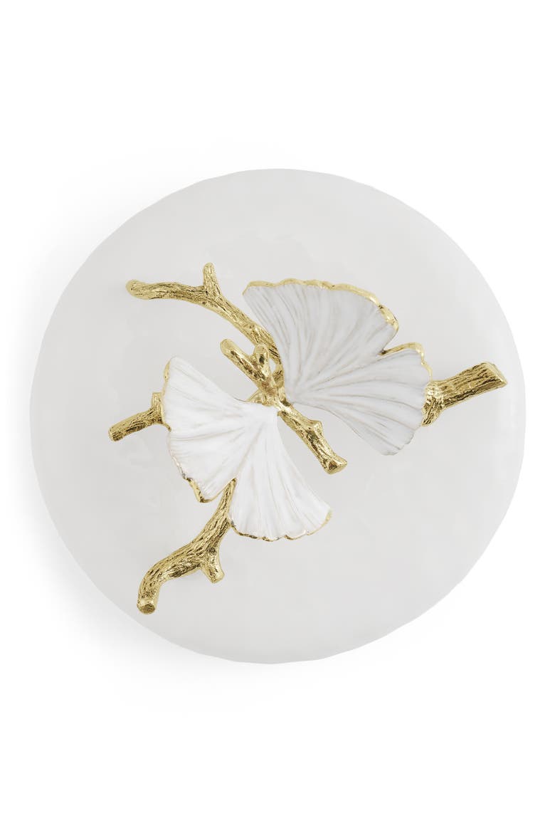 Butterfly Ginkgo Medium Canister, Alternate, color, WHITE/ GOLD