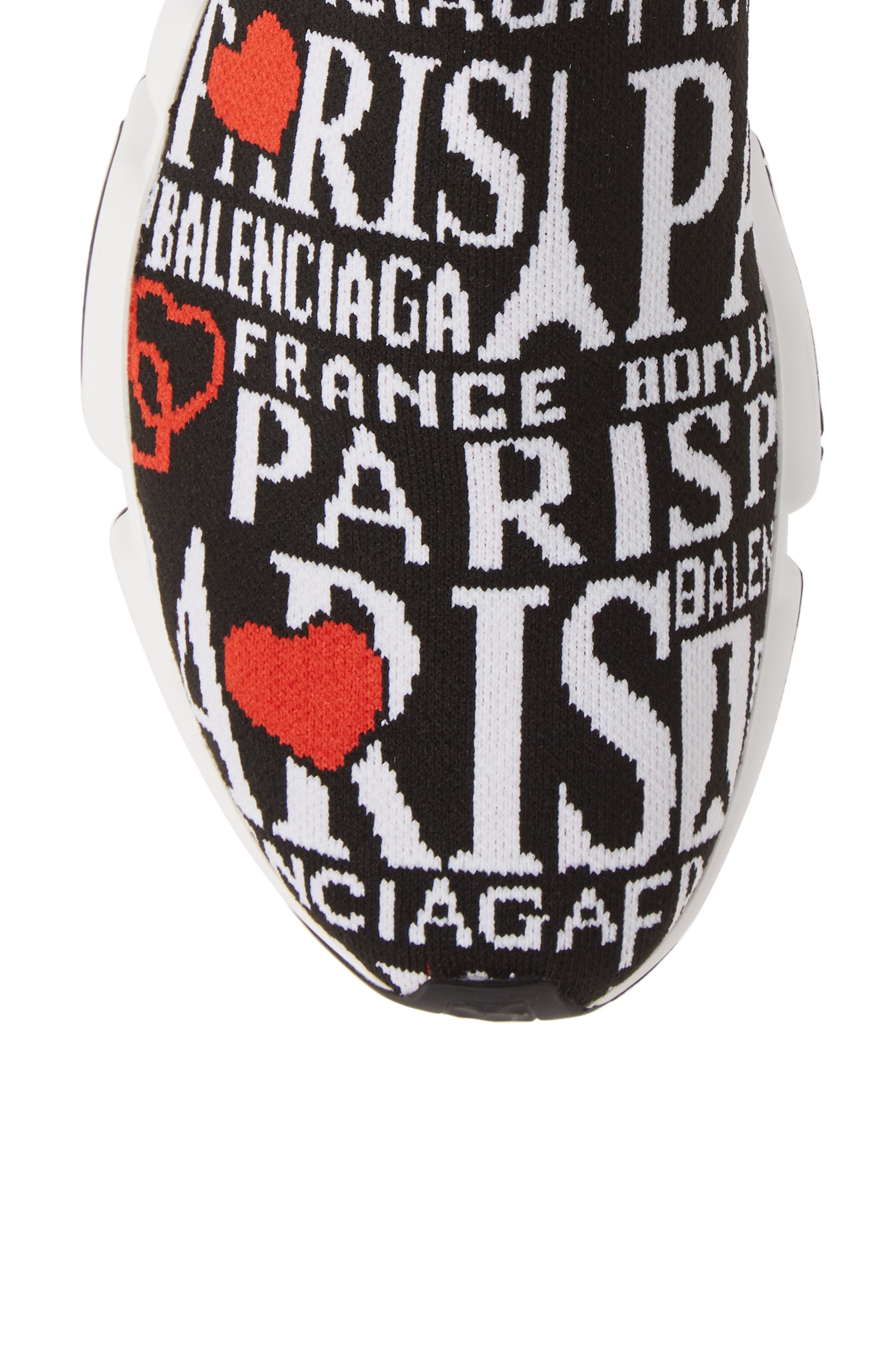 Balenciaga Speed High Slip-On, Alternate, color, 