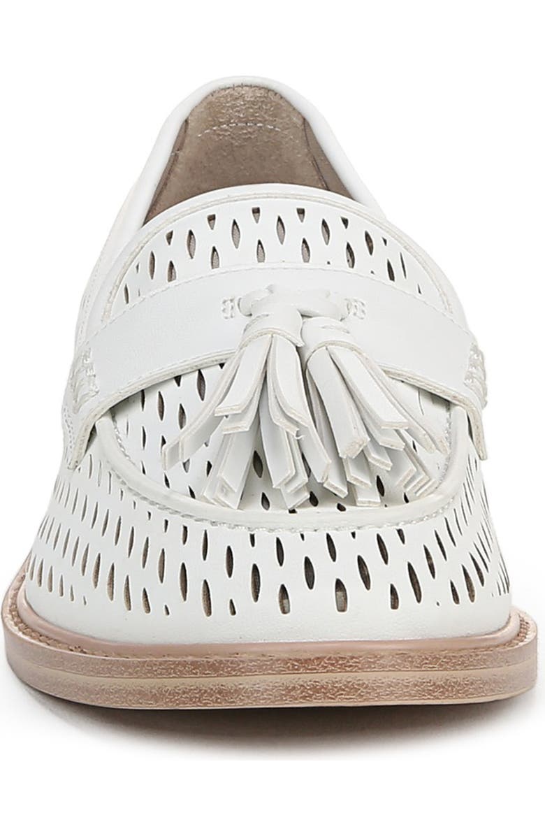 Franco Sarto Carolyn Low Tassel Loafer, Alternate, color, White