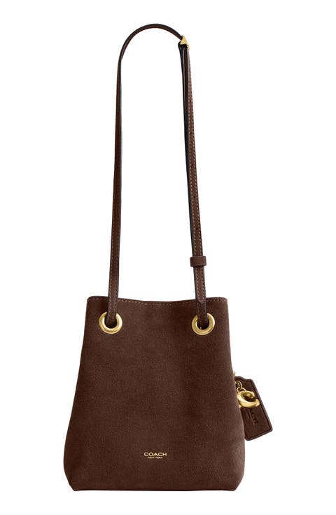 Jade Drawstring Bucket Bag