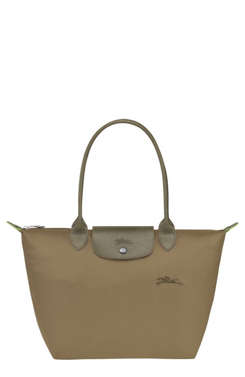 Medium Le Pliage Recycled Canvas Shoulder Tote Bag
