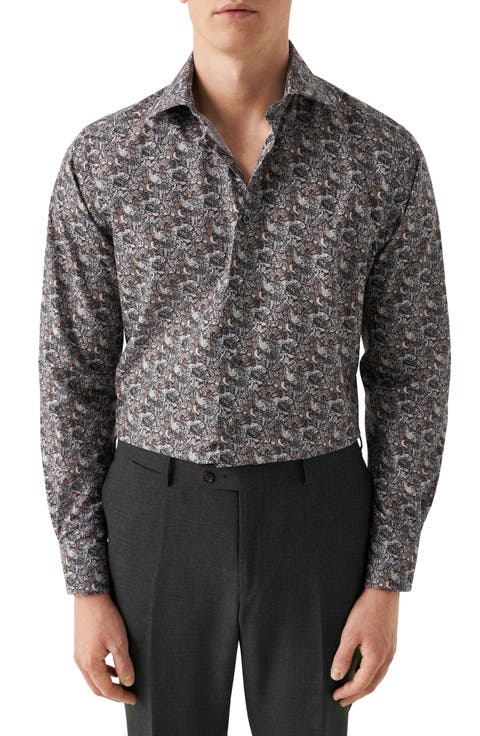 Contemporary Fit Floral Paisley Shirt (Regular & Big)