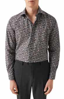 Eton Contemporary Fit Floral Paisley Shirt