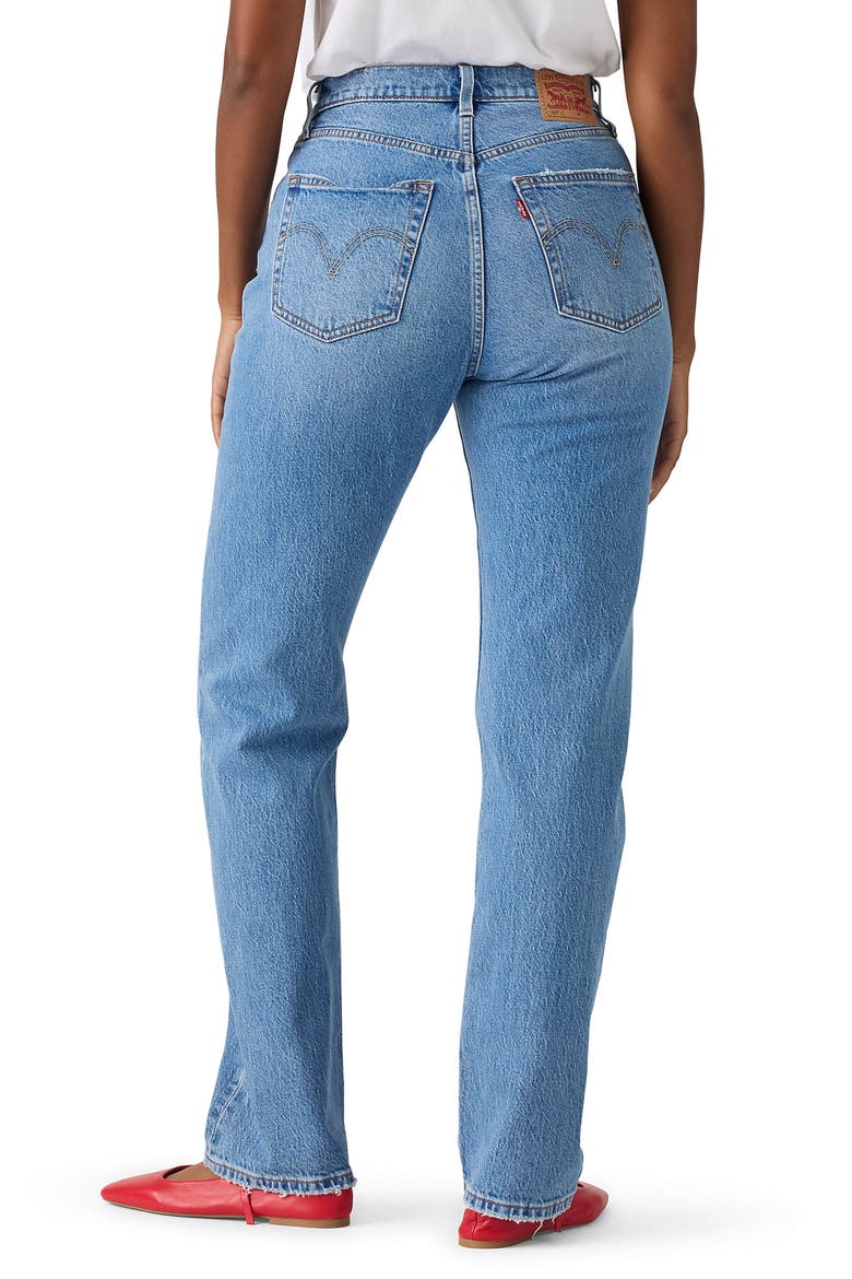 501® Curve High Waist Straight Leg Jeans, Alternate, color, PLAY ON REF