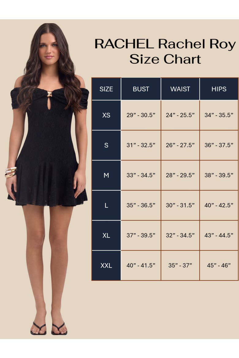 Arava Crochet Mini Dress, Alternate, color, Black