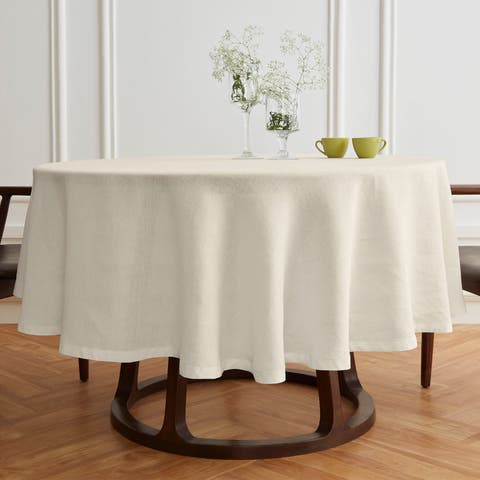 Linen Round Tablecloth - Sonoma