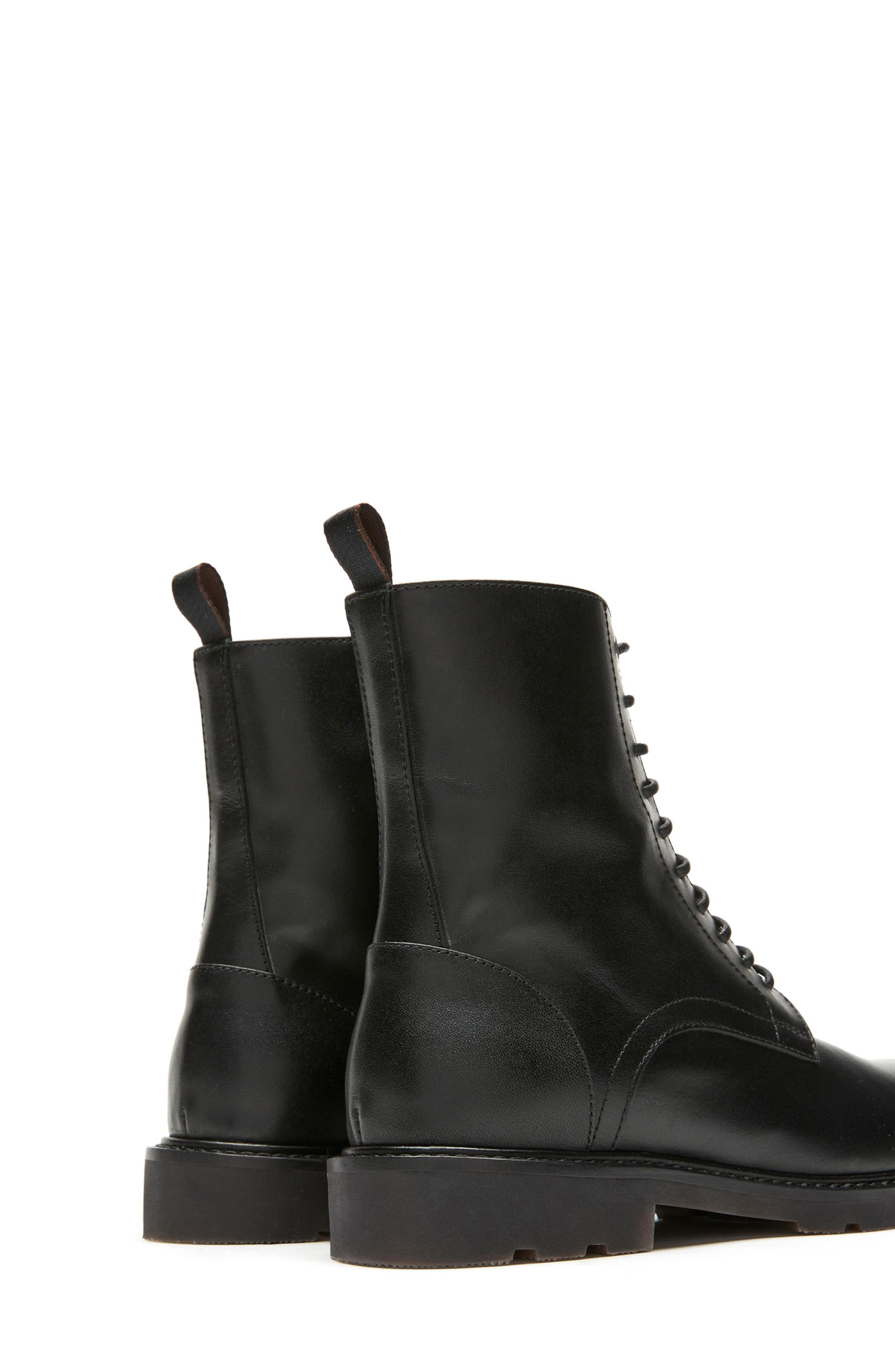 Tango City Dry™ Waterproof Lace-Up Bootie, Alternate, color, BLACK LEATHER