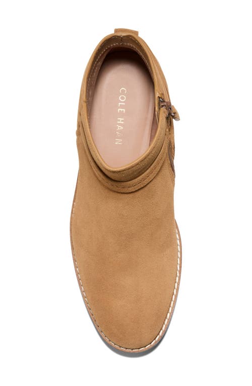 Cole Haan Rosalyn Waterproof Ankle Strap Bootie In Brown