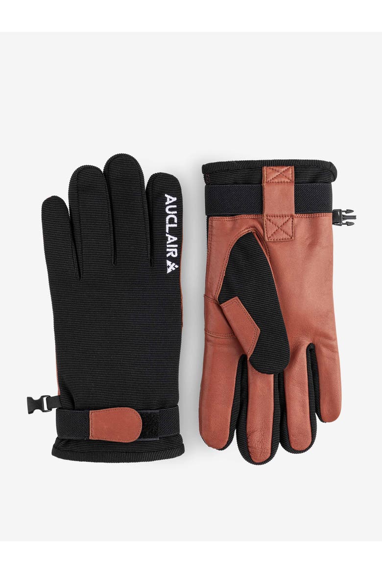 Skater Gloves - Men, Main, color, BLACK/COGNAC