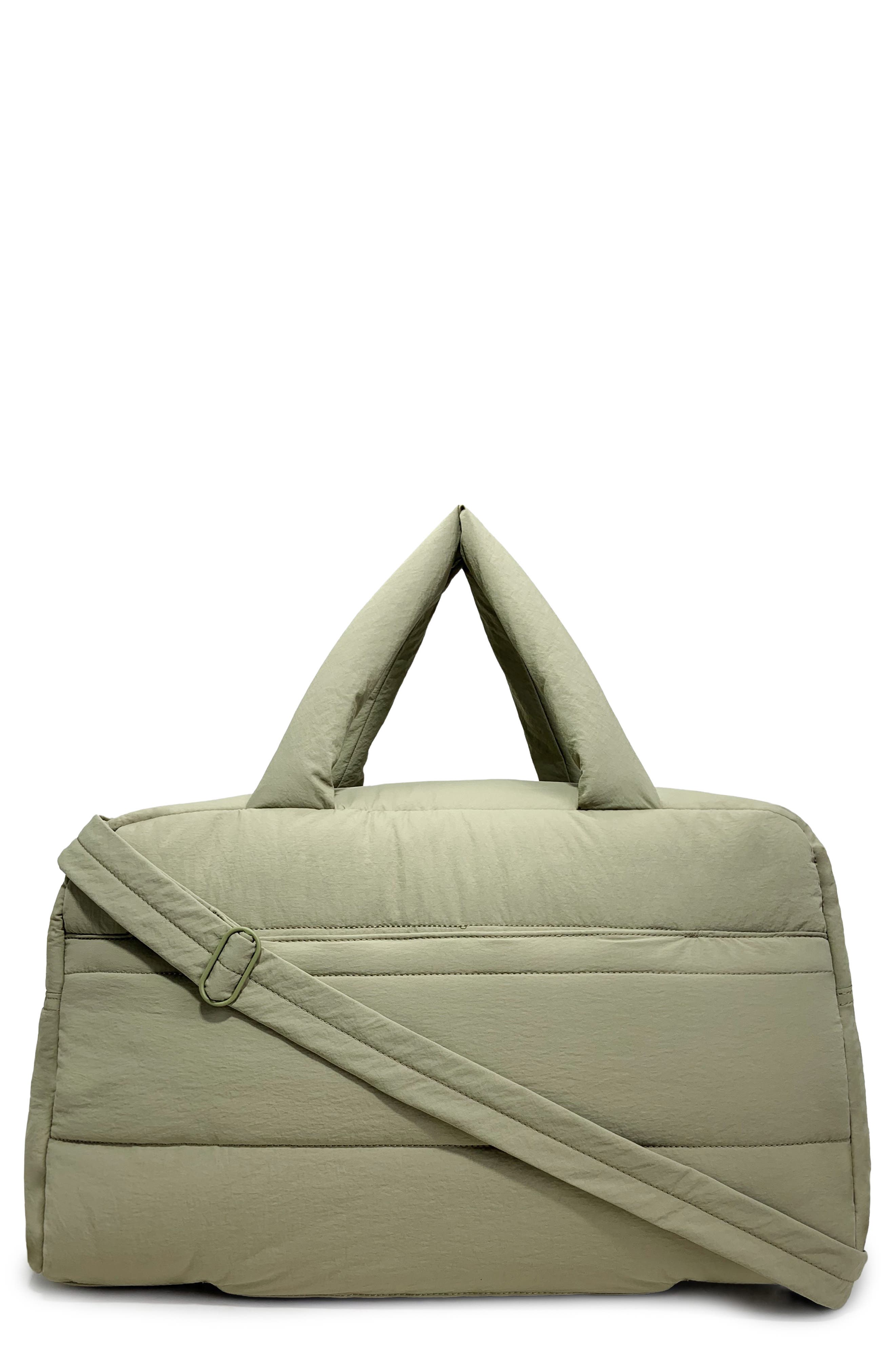 Quinn Large Textured Nylon Duffle
