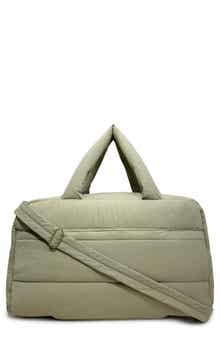 Quinn Large Textured Nylon Duffle