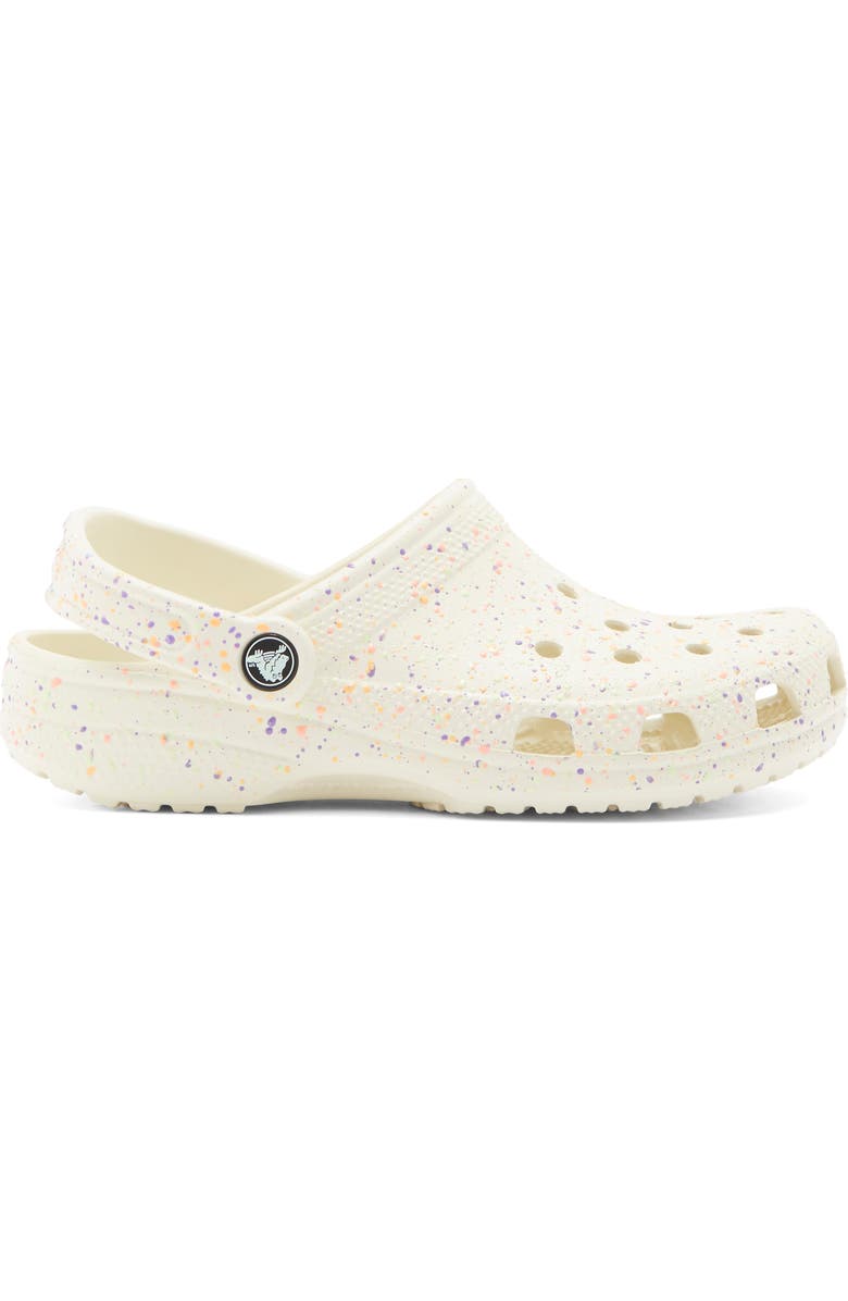 CROCS Kids' Classic Splatter Clog, Alternate, color, Summit White/ Multi