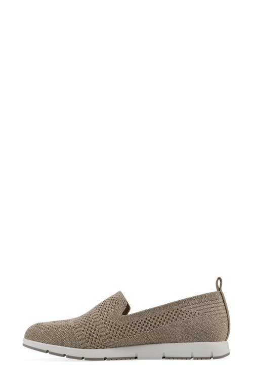 Cliffs By White Mountain Garren Glitter Knit Slip-on Sneaker In Bronze Glitter Knit