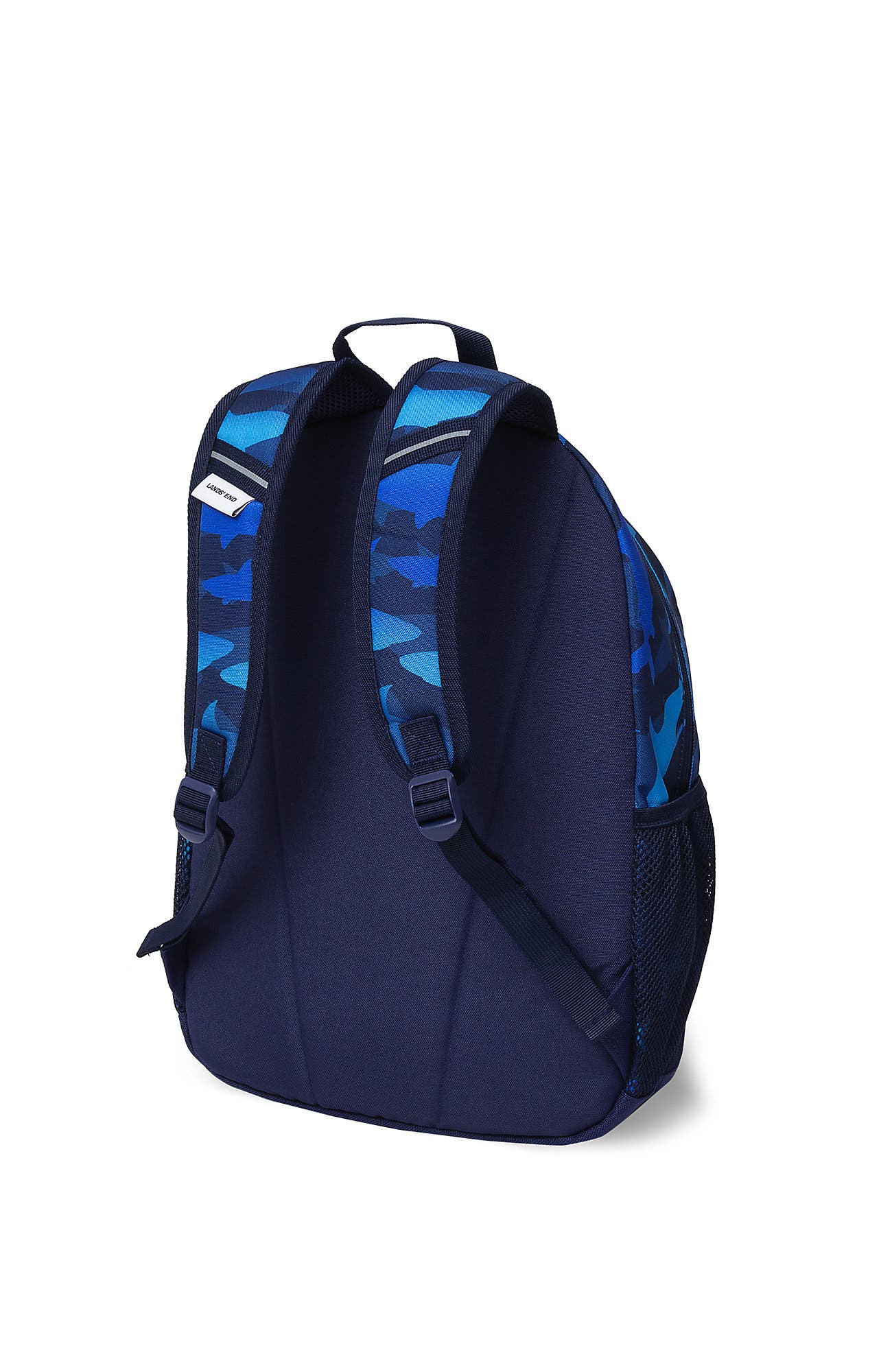 Lands
 End ClassMate Backpack, Alternate, color, Dark Blue Sharks